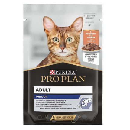 purina pro plan housecat nutrisavour Кусочки с лососем для кошек 85 г