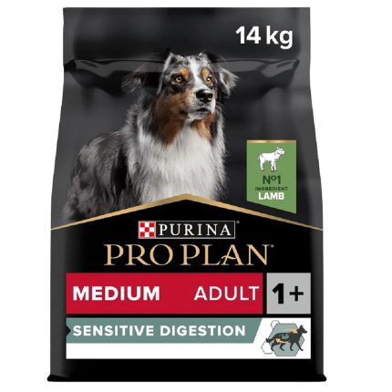 purina pro plan dog adult medium sensitive digestion lamb для собак с ягненком 14 кг