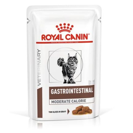 Royal Canin Gastrointestinal Moderate Calorie 12х85 г влажный корм для кошек в соусе