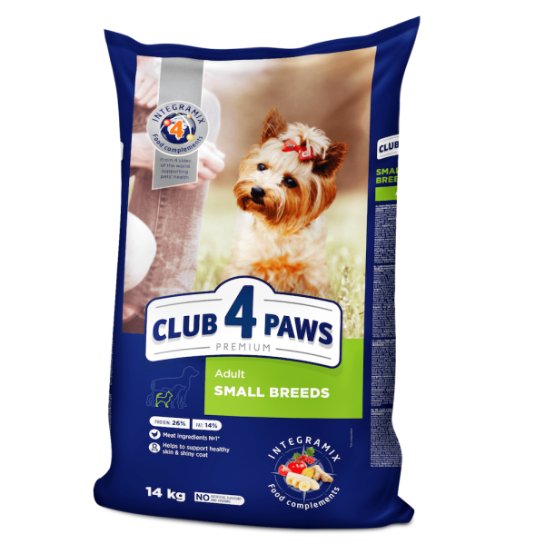 Клуб 4 Лапы premium small breeds для собак 14 кг