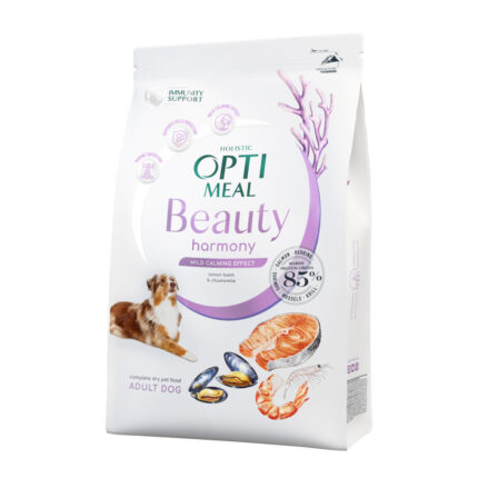 optimeal dog beauty harmony для собак из морепродуктов 10 кг