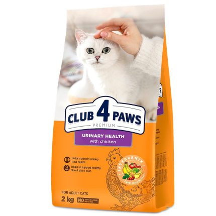 Клуб 4 Лапы premium urinary health для кошек 2 кг