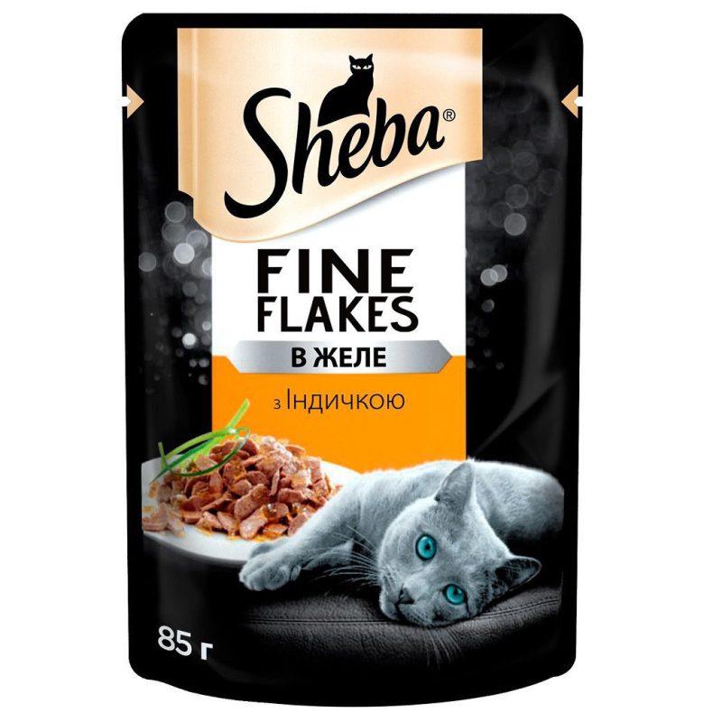 sheba slices для кошек с индейкой в желе 12*85 г sheba slices для кошек с индейкой в желе 12*85 г