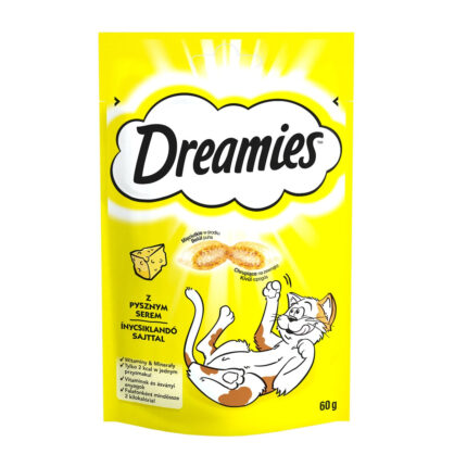 Лакомство dreamies подушечки с сыром для кошек 60 г