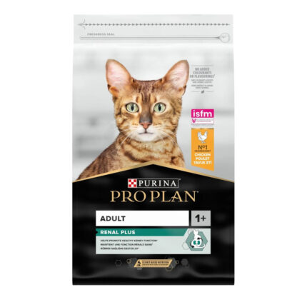 purina pro plan cat adult renal plus chicken для кошек с курицей 1.5 кг