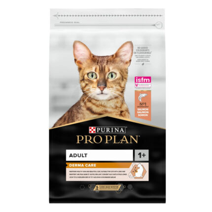 purina pro plan cat derma care salmon для кошек с лососем 1.5 кг