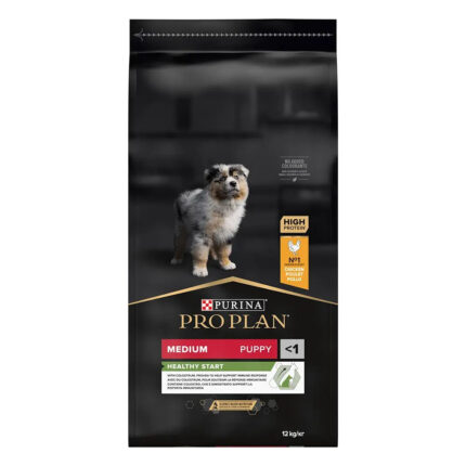 purina pro plan puppy medium healthy start для щенков с курицей 12 кг