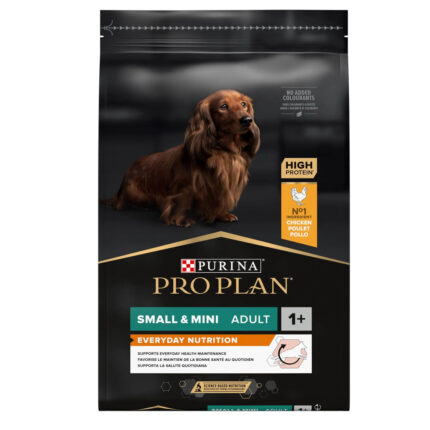 purina pro plan dog adult small & mini everyday nutrion для собак пород курица 7 кг