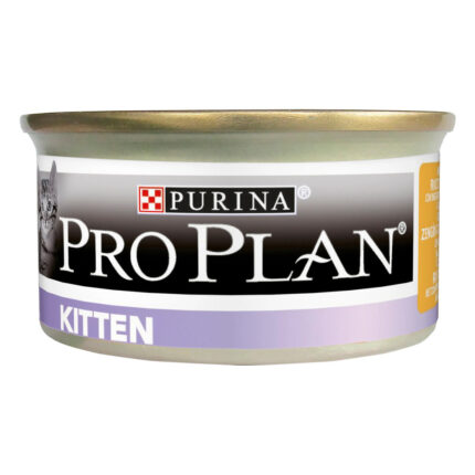 purina pro plan junior паштет с индейкой для котят 24х85 г