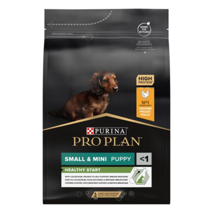 purina pro plan puppy small & mini healthy start для щенков мелких пород с курицей 7 кг