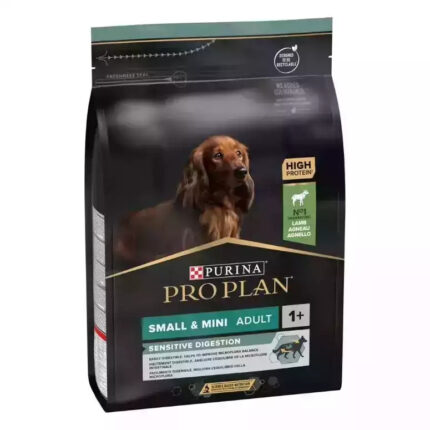 purina pro plan dog adult small & mini sensitive lamb для собак мелких пород с ягненком 3 кг