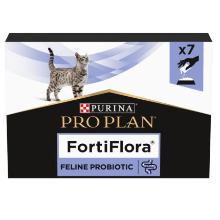 purina veterinary diets fortiflora feline для кошек и котят 7х1г