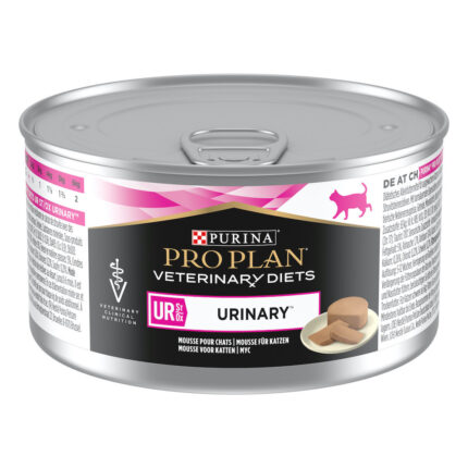 purina veterinary diets ur urinary feline для кошек 24*195 г