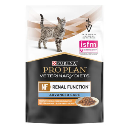 purina veterinary diets nf renal function feline в подливке с курицей для кошек 10х80 г