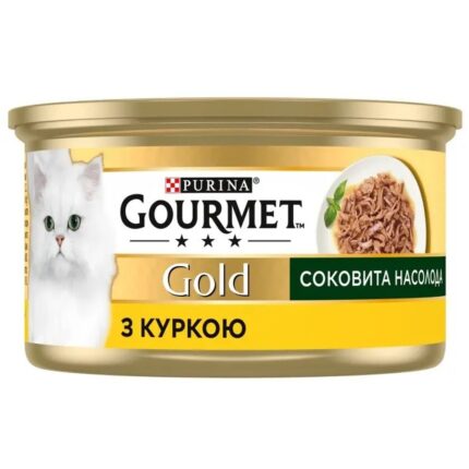 gourmet gold Сочное наслаждение для кошек с курицей 24x85 г