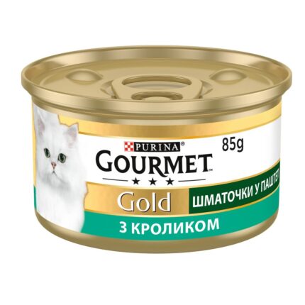 gourmet gold для кошек Кусочки в паштете с кроликом 24x85 г