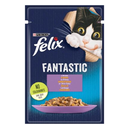 Влажный корм для кошек felix fantastic, с ягненком, 26*85 г