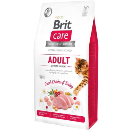 brit care gf activity support для кошек с курицей 7 кг