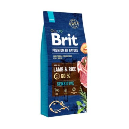 brit premium sensitive lamb для собак с чувствительным пищеварением с ягненком 3 кг