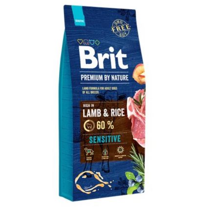 brit premium sensitive lamb для собак с чувствительным пищеварением с ягненком 3 кг