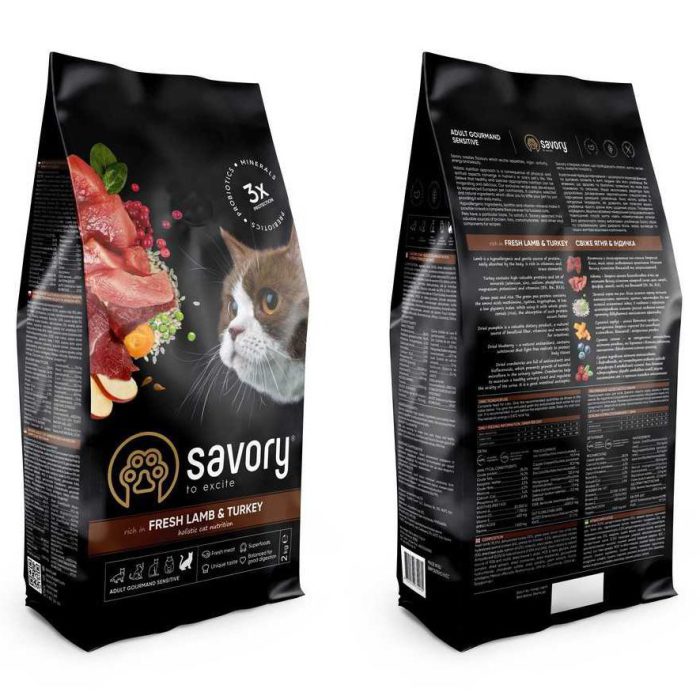 savory sensitive digestion fresh lamb & turkey для кошек с ягненком 400 г savory sensitive digestion fresh lamb & turkey для кошек с ягненком 400 г