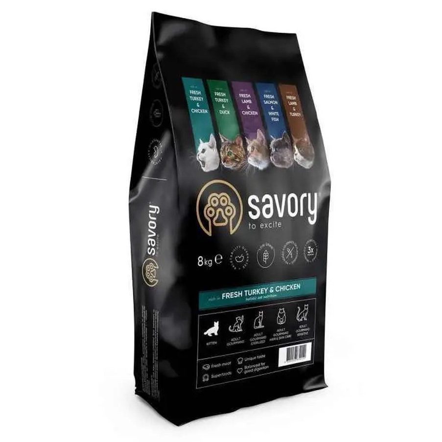 savory kitten chicken with turkey для котят с индейкой 8 кг