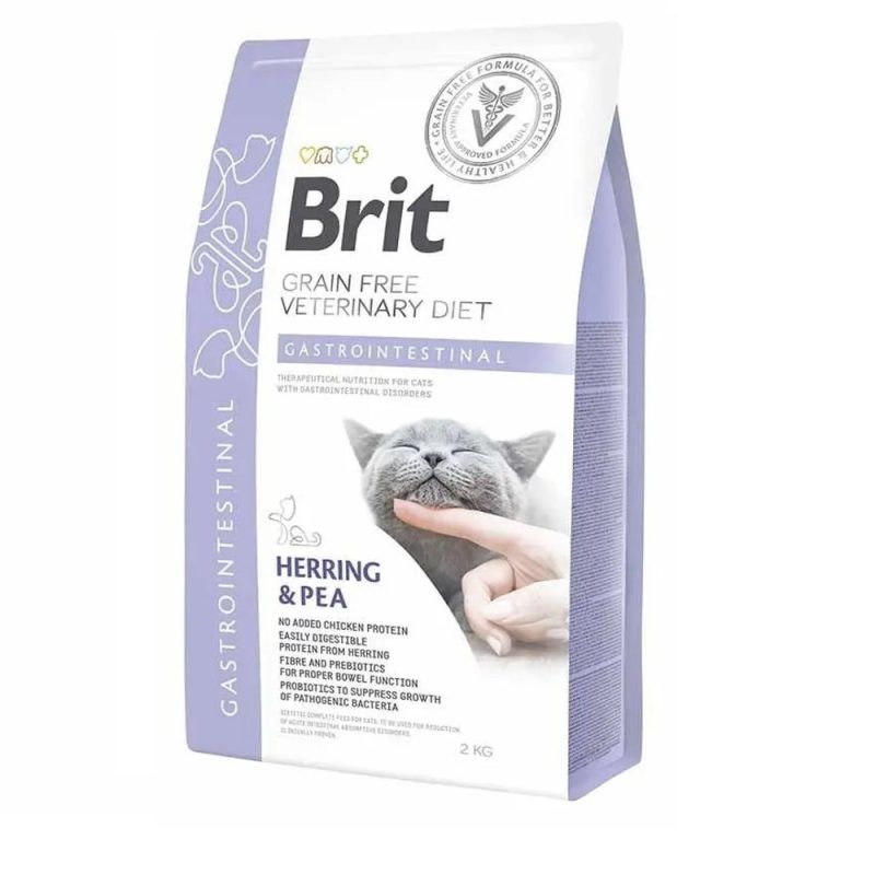 brit vd cat gastrointestinal для кошек 2 кг