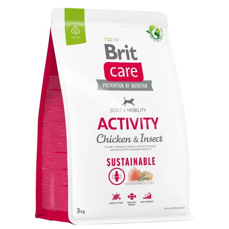 brit care dog sustainable activity chicken для собак с курицей и насекомым 3 кг brit care dog sustainable activity chicken для собак с курицей и насекомым 3 кг