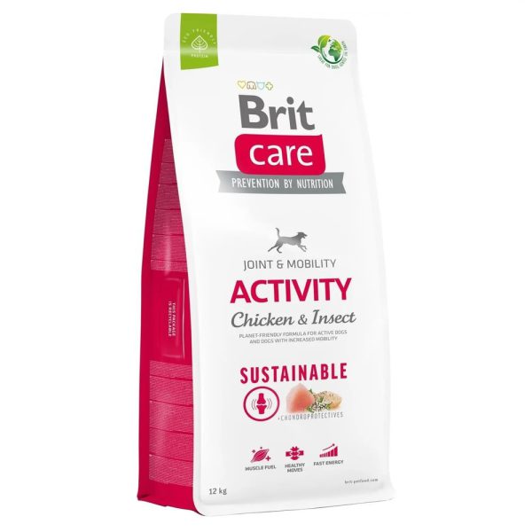 brit care dog sustainable activity chicken для собак с курицей и насекомым 12 кг