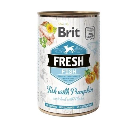 brit fresh fish pumpkin с рыбой и тыквой 400 г