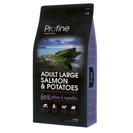 profine adult large breed salmon для собак крупных пород с лососем 15 кг