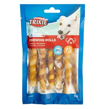 Лакомство для собак trixie Палочка для чистки зубов denta fun 12 см, 70 г / 5 шт. (буйвол)