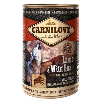 carnilove lamb wild boar для собак с ягненком и кабаном 400 г