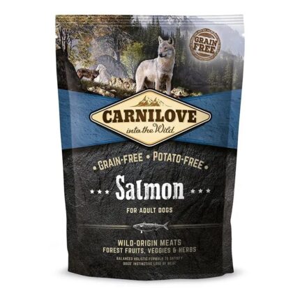 carnilove salmon для собак с лососем 1.5 кг