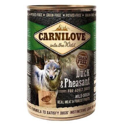 carnilove duck pheasant для собак с уткой и фазаном 400 г