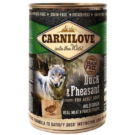carnilove duck pheasant для собак с уткой и фазаном 400 г