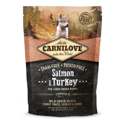 carnilove puppy large breed salmon turkey для щенков с лососем 1.5 кг