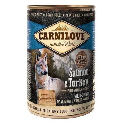 carnilove salmon turkey для собак с лососем и индейкой 400 г