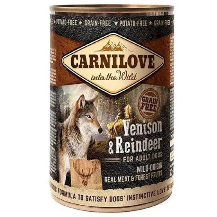 carnilove venison reindeer паштет для собак с олениной 400 г carnilove venison reindeer паштет для собак с олениной 400 г