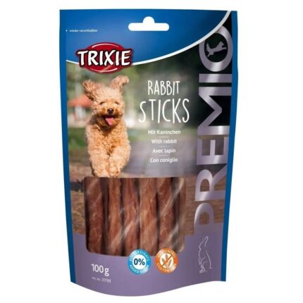 Лакомство для собак trixie premio rabbit sticks 100 г (кролик)