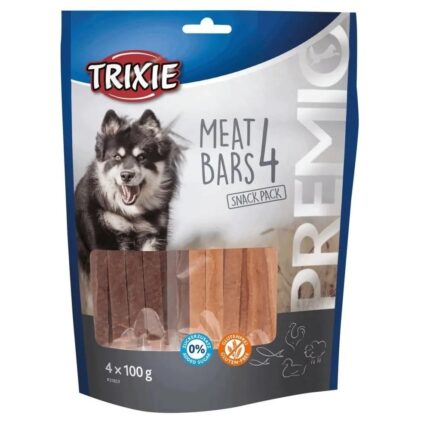 Лакомство для собак tixie premio 4 meat bars 4 x 100 г (курица, утка, баранина, лосось)