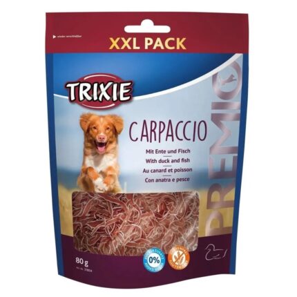 Лакомство для собак trixie premio carpaccio 80 г (утка и рыба)