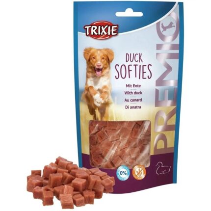 Лакомство для собак trixie premio duck softies, 100 г (утка)