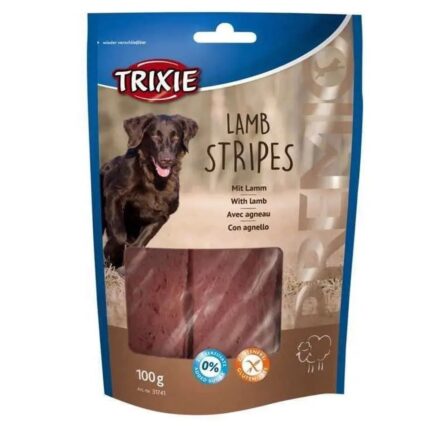 Лакомство для собак trixie premio lamb stripes 100 г (ягненок)