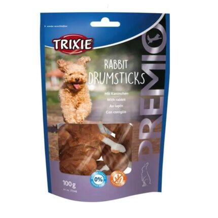 Лакомство для собак trixie premio rabbit drumsticks 100 г (кролик)