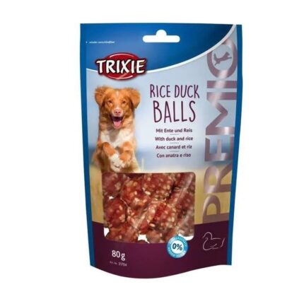 Лакомство для собак trixie premio rice duck balls 80 г (утка)