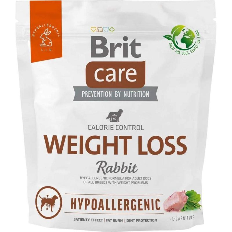 brit care hypoallergenic weight loss rabbit для собак с кроликом 1 кг brit care hypoallergenic weight loss rabbit для собак с кроликом 1 кг