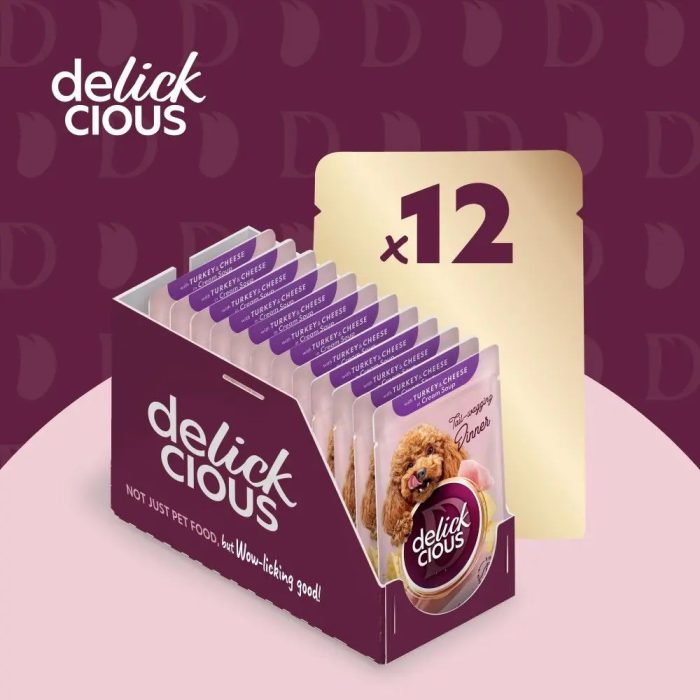 delickcious (Делишес) пауч dog turkey cheese soup для собак индейка сыр суп 85 г delickcious (Делишес) пауч dog turkey cheese soup для собак индейка сыр суп 85 г