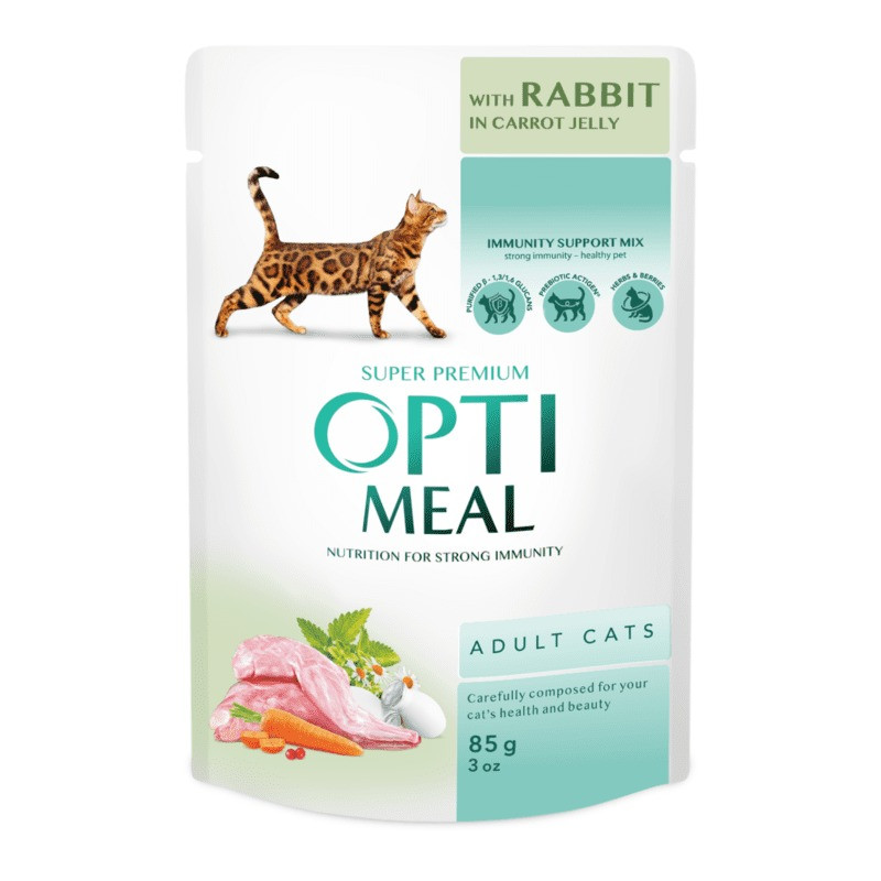 Optimeal Cats Rabbit in Carrot Jelly