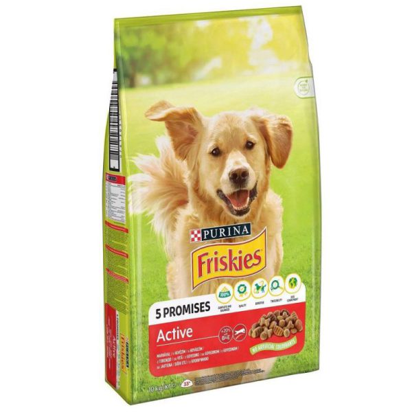 Purina Friskies Active для взрослых активных собак с говядиной 10 кг Purina Friskies Active для взрослых активных собак с говядиной 10 кг